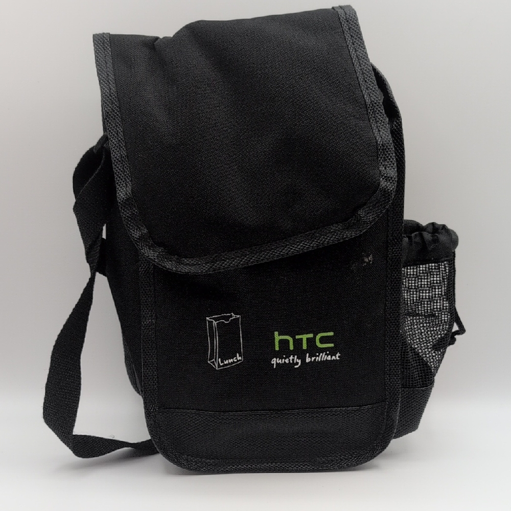 HTC | Black and Green Lunch Carrying Bag